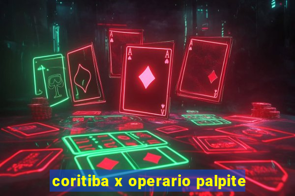 coritiba x operario palpite